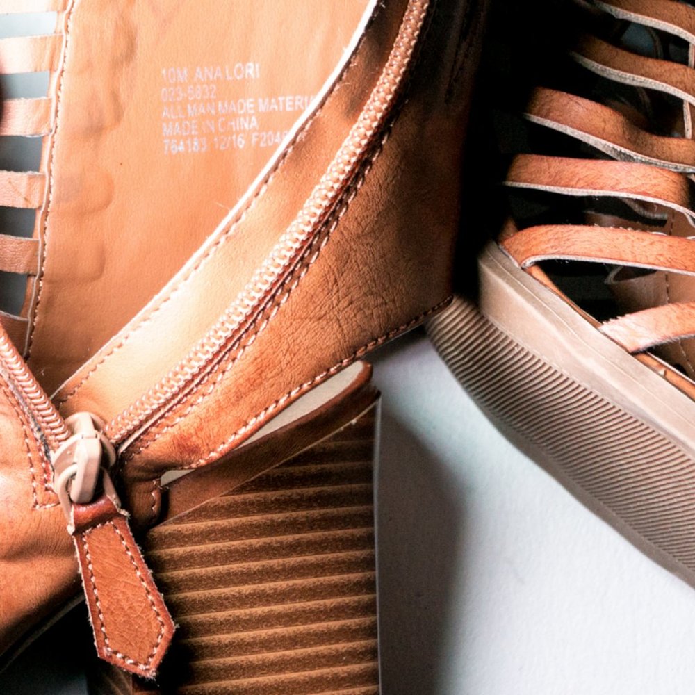 Nwot A.N.A Block Heel + Open Toe - image 6